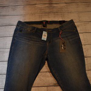 Skinny Torrid Crop Jeans With Glitter, Size 20, NWT